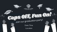 Caps Off Fun On Graduation Party Animation Preview