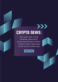 Cryptocurrency Breaking News Poster Image Preview