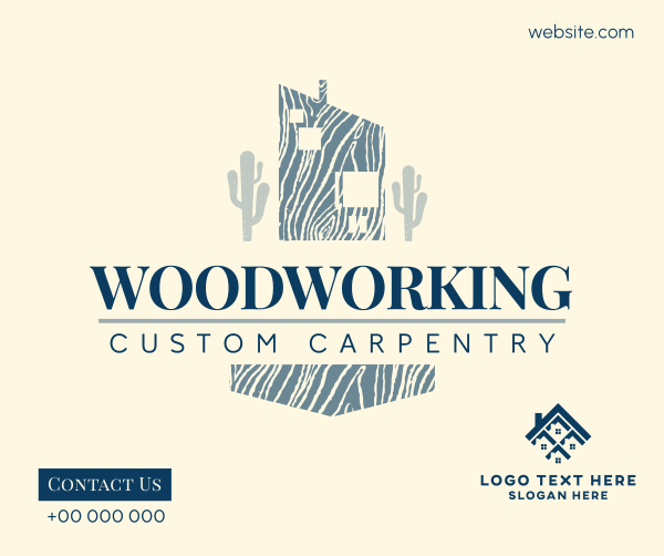 Woodworking Workshops Facebook Post Design Image Preview