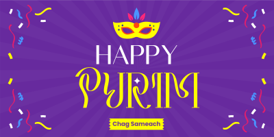 Burst Purim Festival Twitter Post Image Preview