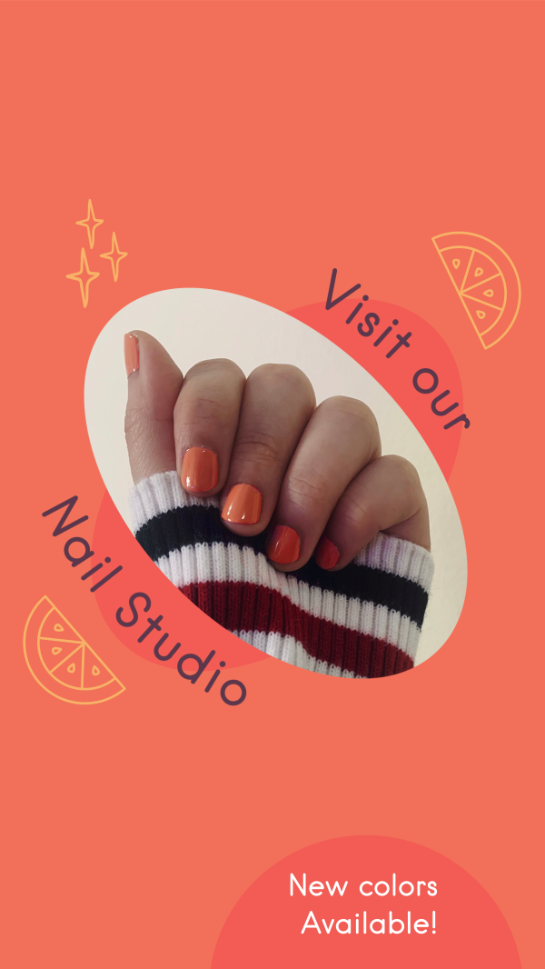 New Nail Polish  Instagram Story Design Image Preview