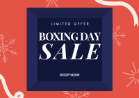 Boxing Day Sale Postcard Image Preview