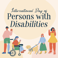 Simple Disability Day Instagram Post Design