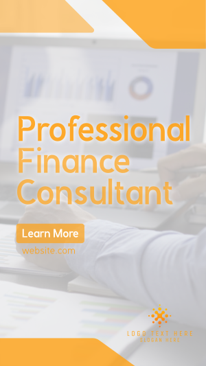 Professional Finance Consultant Facebook story Image Preview