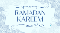 Ornamental Ramadan Greeting Facebook event cover Image Preview