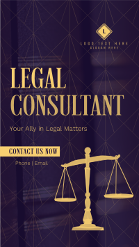 Corporate Legal Consultant Instagram story Image Preview