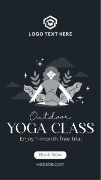 Outdoor Yoga Class Instagram Reel Design