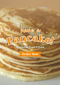 Have a Pancake Poster Design