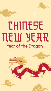 Year of the Dragon  YouTube Short Design