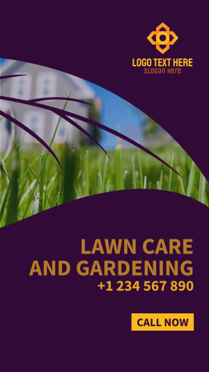 Lawn and Gardening Service Instagram story