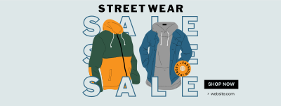 Street Wear Sale Facebook cover Image Preview