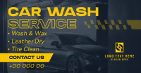 Professional Car Wash Service Facebook Ad Design