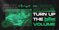 Volume Up Hire DJ Facebook ad Image Preview