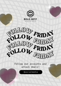 Quirky Follow Friday Poster Image Preview