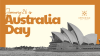 Vintage Australia Day Facebook Event Cover Image Preview