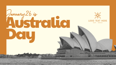 Vintage Australia Day Facebook event cover Image Preview