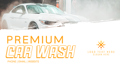 Premium Car Wash Facebook event cover Image Preview