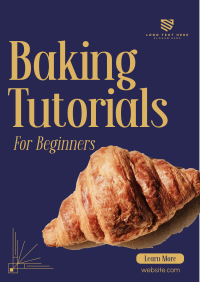 Learn Baking Now Flyer Design