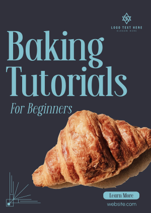 Learn Baking Now Flyer Image Preview