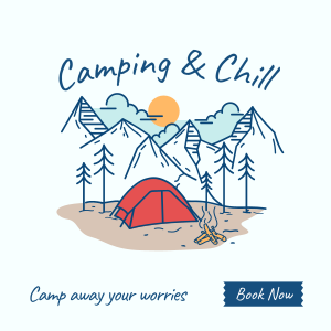 Camping and Chill Instagram post Image Preview