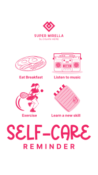 Self-Care Tips Facebook Story Image Preview