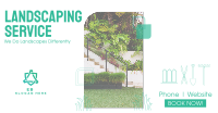 Landscaping Service Facebook Ad Design