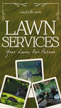 Rustic Lawn Services Instagram Reel Preview