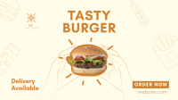 Burger Home Delivery Facebook event cover Image Preview