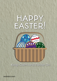 Easter Eggs Basket Poster Image Preview
