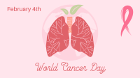 Lungs World Cancer Day  Facebook event cover Image Preview