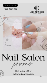Elegant Nail Salon Services TikTok video Image Preview