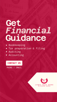 Financial Guidance Services Facebook story Image Preview