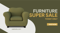 Furniture Super Sale Facebook Event Cover Design