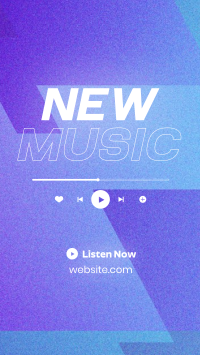 Bright New Music Announcement Instagram Story Design