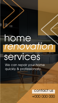 Simple Triangles Home Renovation TikTok video Image Preview