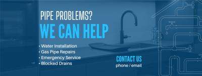 Your Plumbing Service Facebook cover Image Preview