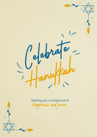 Hanukkah Holiday Poster Image Preview