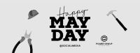 Happy May Day Facebook cover Image Preview
