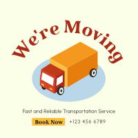 Truck Moving Services Instagram post Image Preview