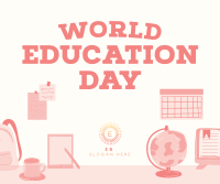 World Education Day Facebook Post Design