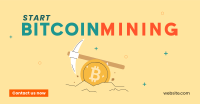 Start Crypto Mining Facebook ad Image Preview