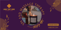 Aroma Therapy Twitter Post Design
