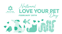 National Love Your Pet Day Facebook Event Cover Design