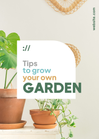 Garden Tips Flyer Design