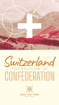 Switzerland Foundation of Confederation Facebook story Image Preview