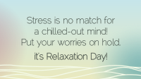 Wavy Relaxation Day Video Image Preview