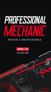 Automotive Professional Mechanic Instagram story Image Preview