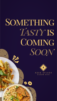 Tasty Food Coming Soon TikTok Video Image Preview