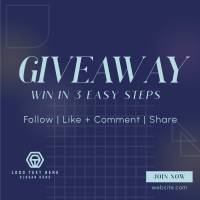 Giveaway Express Instagram Post Design