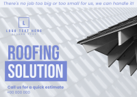 Roofing Solution Postcard Image Preview